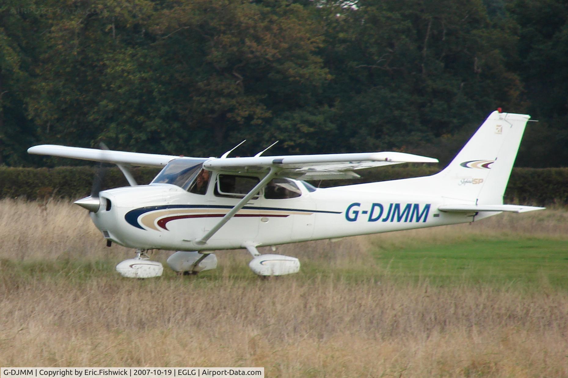 G-DJMM, 2000 Cessna 172S Skyhawk SP C/N 172S8482, 1. G-DJMM at Panshanger