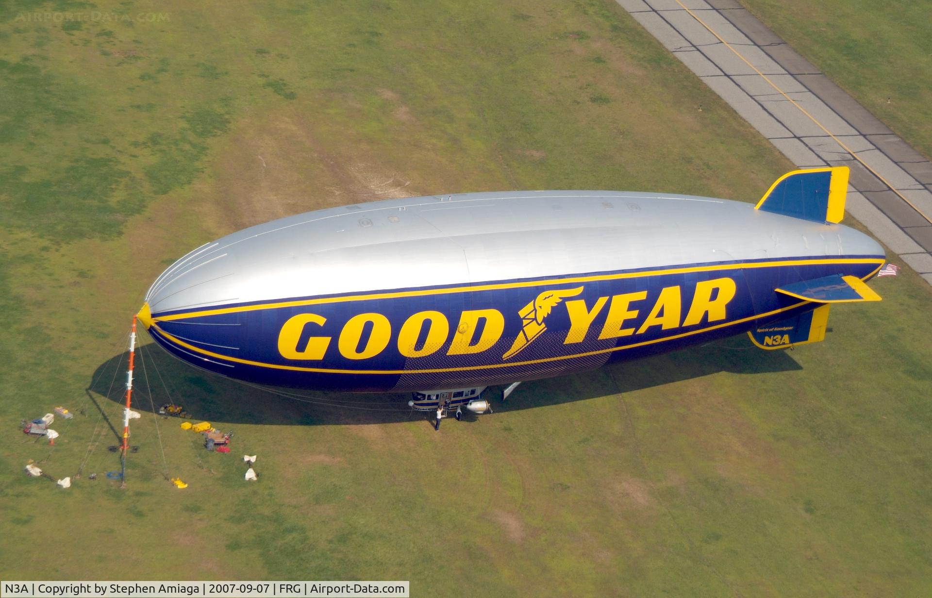N3A, 1976 Goodyear GZ-20A C/N 4118, Goodyear Blimp at Republic