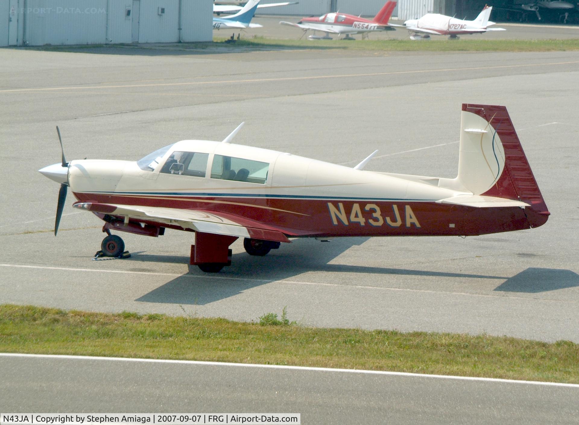N43JA, 1984 Mooney M20J 201 C/N 24-1519, Mooney at the Atlantic Ramp