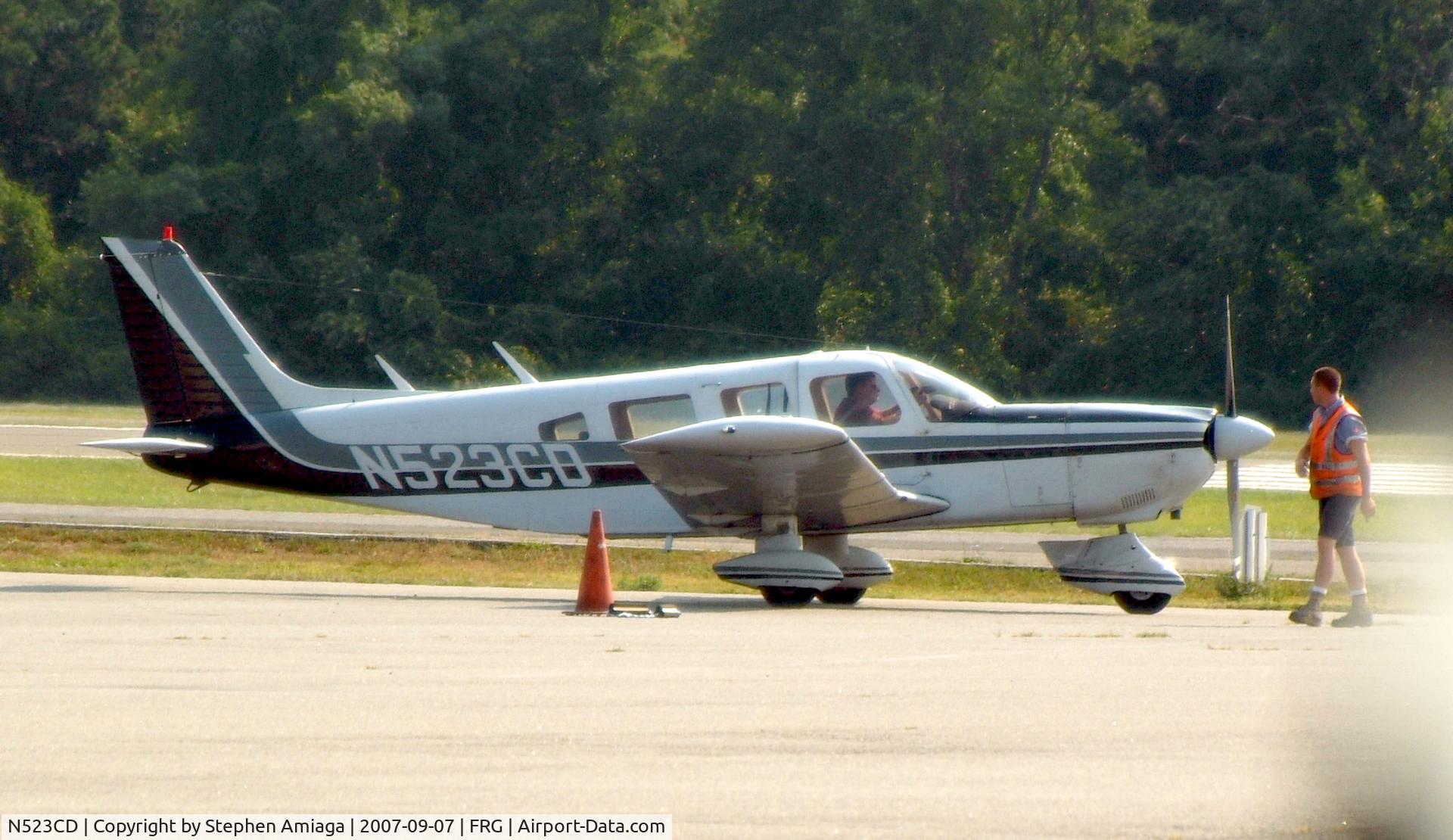 N523CD, 1975 Piper PA-32-260 Cherokee Six C/N 32-7500027, C-Six on the Atlantic Ramp