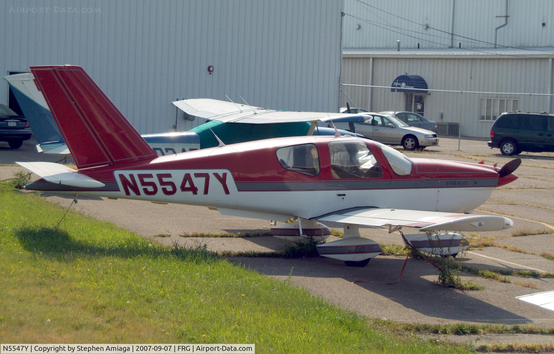 N5547Y, Socata TB-10 Tobago C/N 1246, Trinidad parked at Atlantic