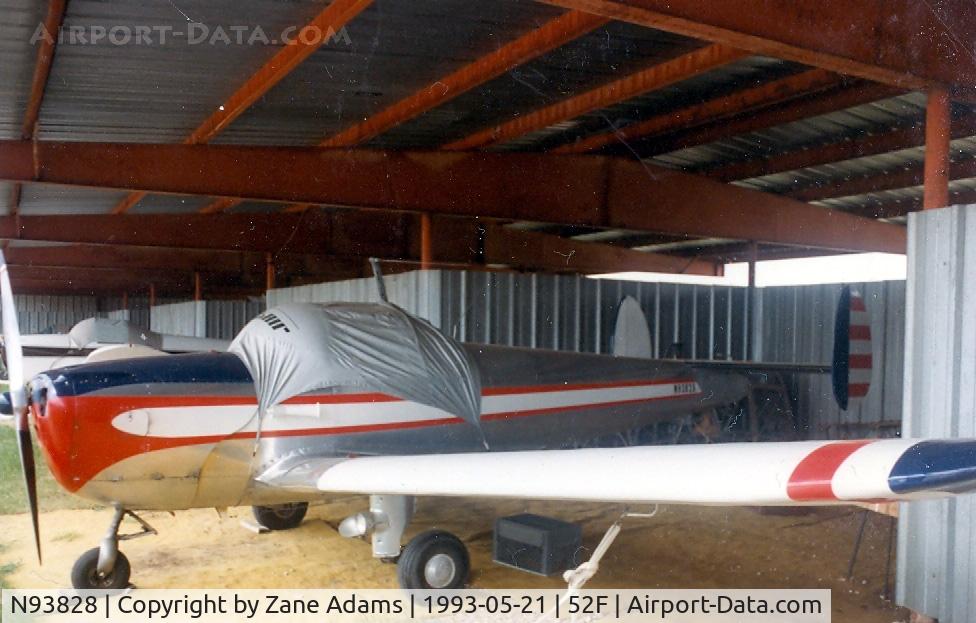 N93828, 1946 Erco 415D Ercoupe C/N 1151, In the hanger