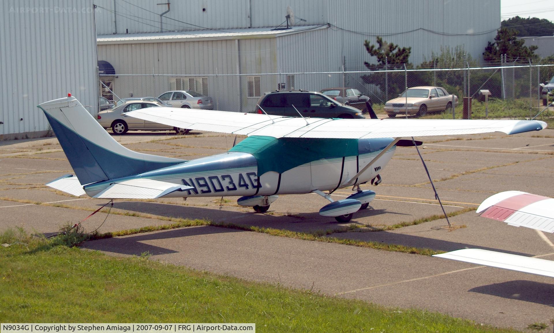 N9034G, 1971 Cessna 182N Skylane C/N 18260574, 182 parked at Atlantic