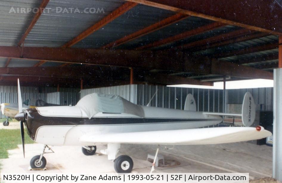 N3520H, 1948 Erco 415CD Ercoupe C/N 4145, In the hanger