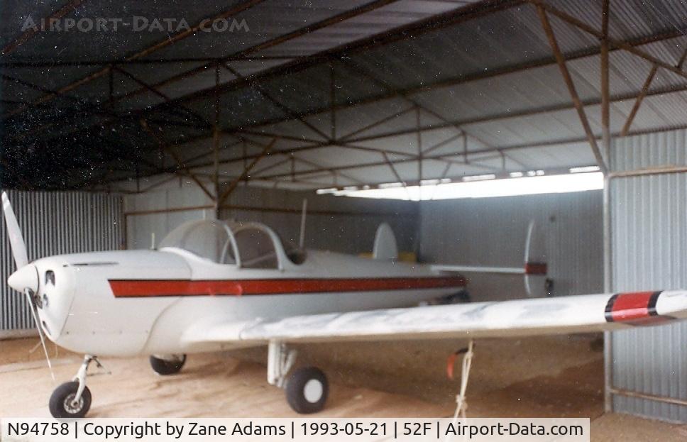 N94758, 1948 Erco 415E Ercoupe C/N 4869, In the hanger