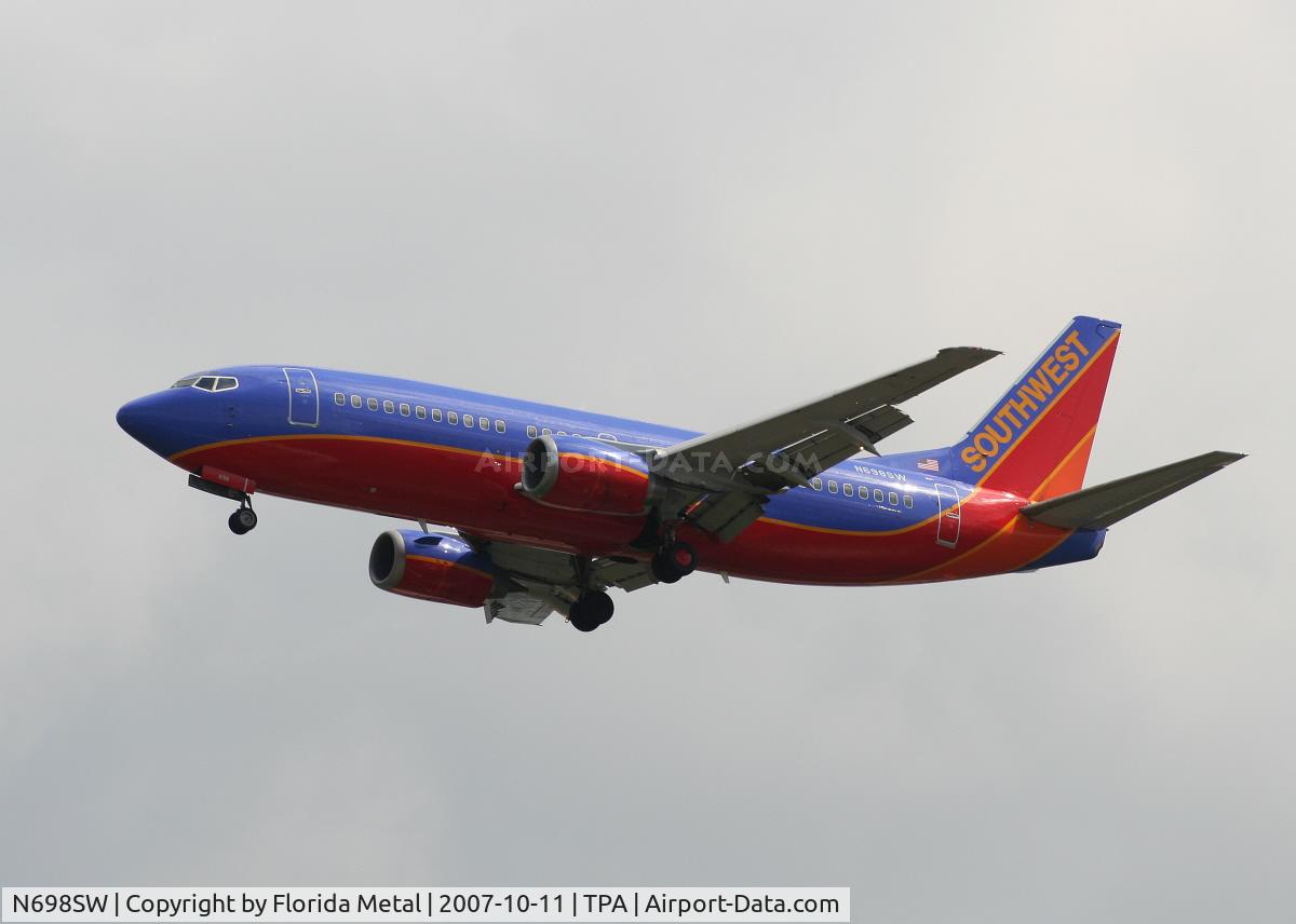 N698SW, 1986 Boeing 737-317 C/N 23176, Southwest