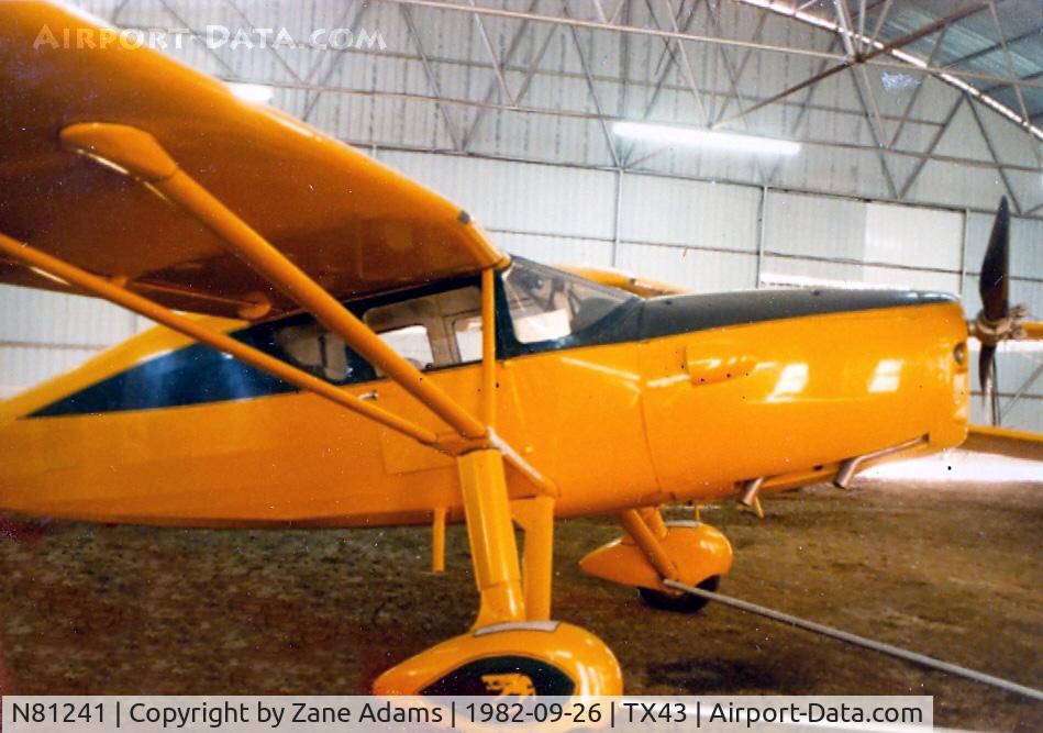 N81241, 1946 Fairchild 24R-46 C/N R-46142, In the hanger at former Goode Airport - Southlake, TX