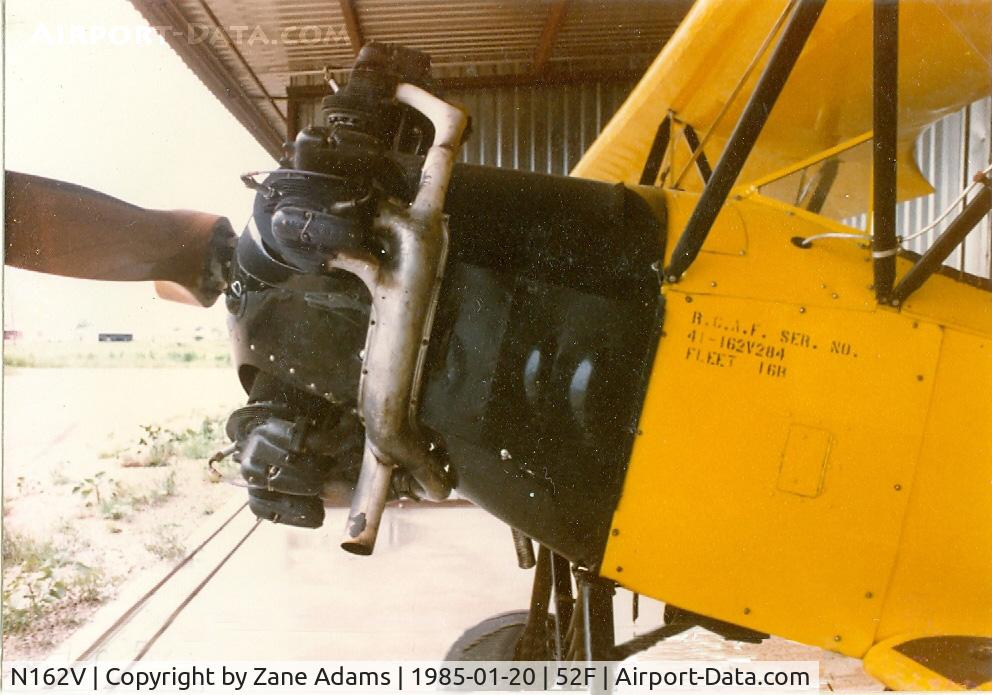 N162V, Fleet 16B Finch II C/N 284, In the hanger