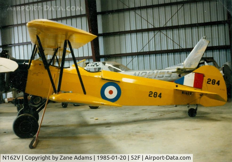 N162V, Fleet 16B Finch II C/N 284, In the hanger
