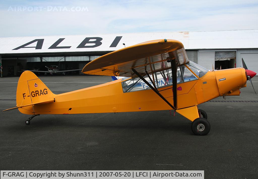 F-GRAG, 1952 Piper L-21B Super Cub C/N 18-2539, Exhibited during Open Day