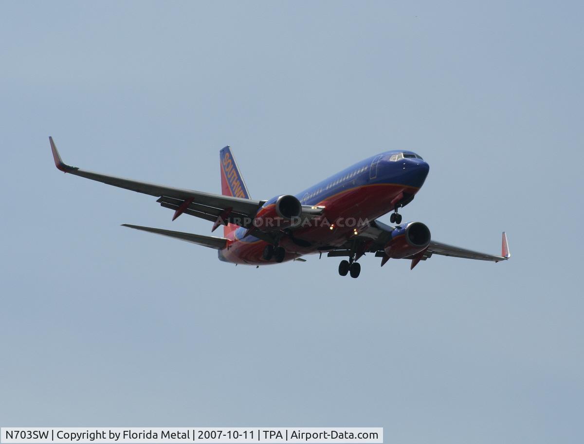 N703SW, 1997 Boeing 737-7H4 C/N 27837, Southwest