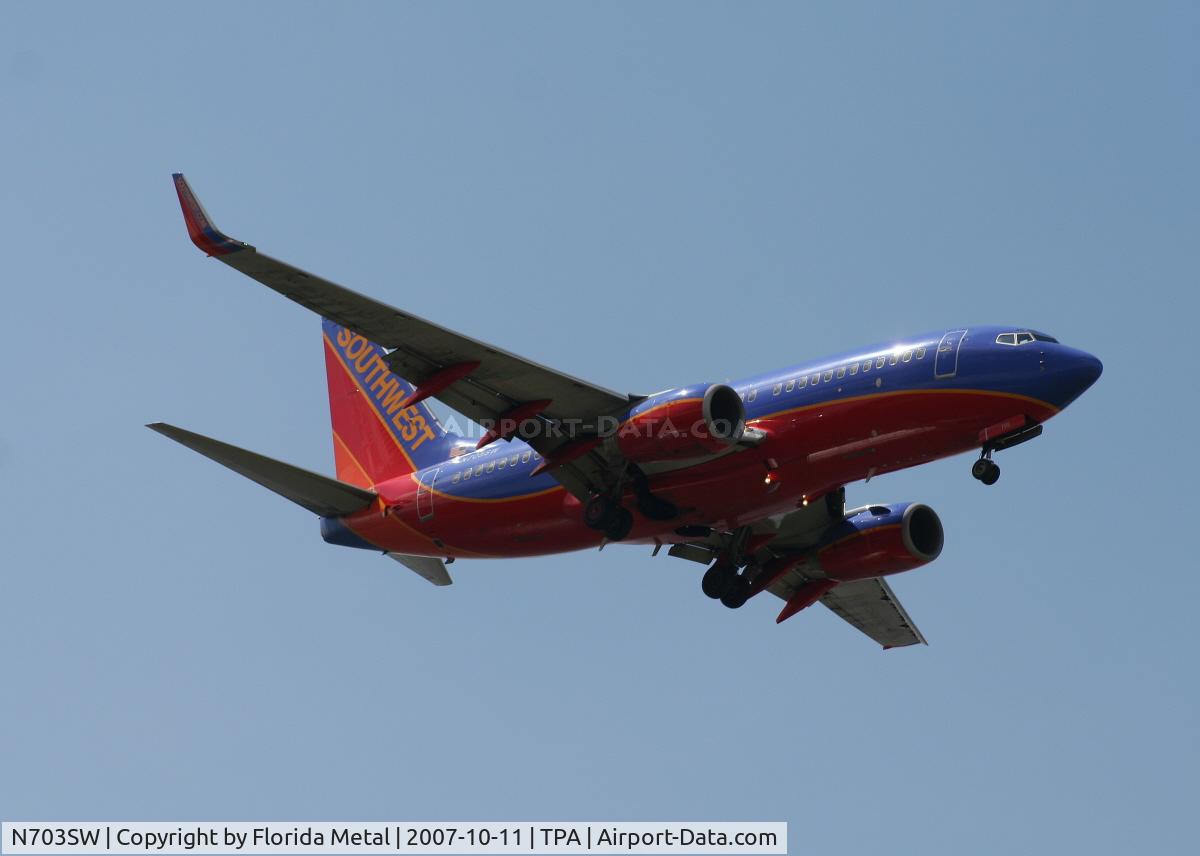 N703SW, 1997 Boeing 737-7H4 C/N 27837, Southwest