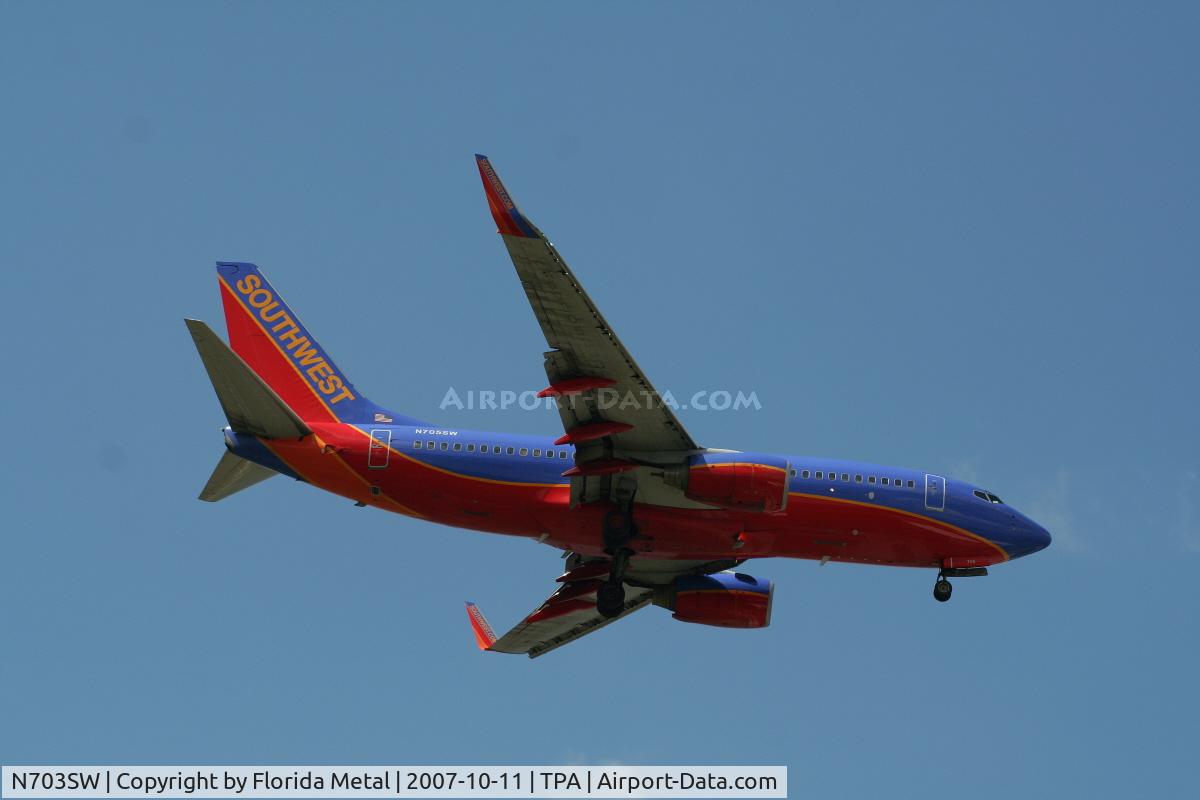 N703SW, 1997 Boeing 737-7H4 C/N 27837, Southwest