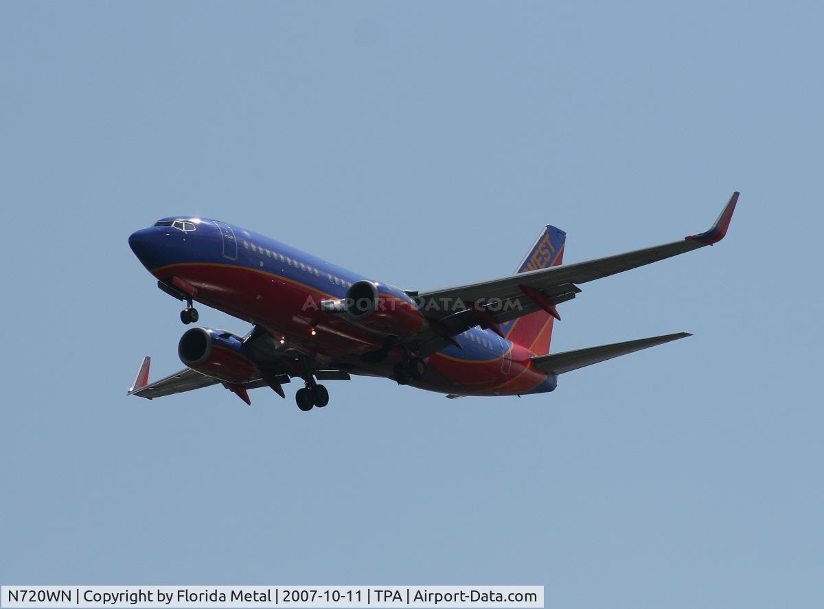 N720WN, 1998 Boeing 737-7H4 C/N 27854, Southwest