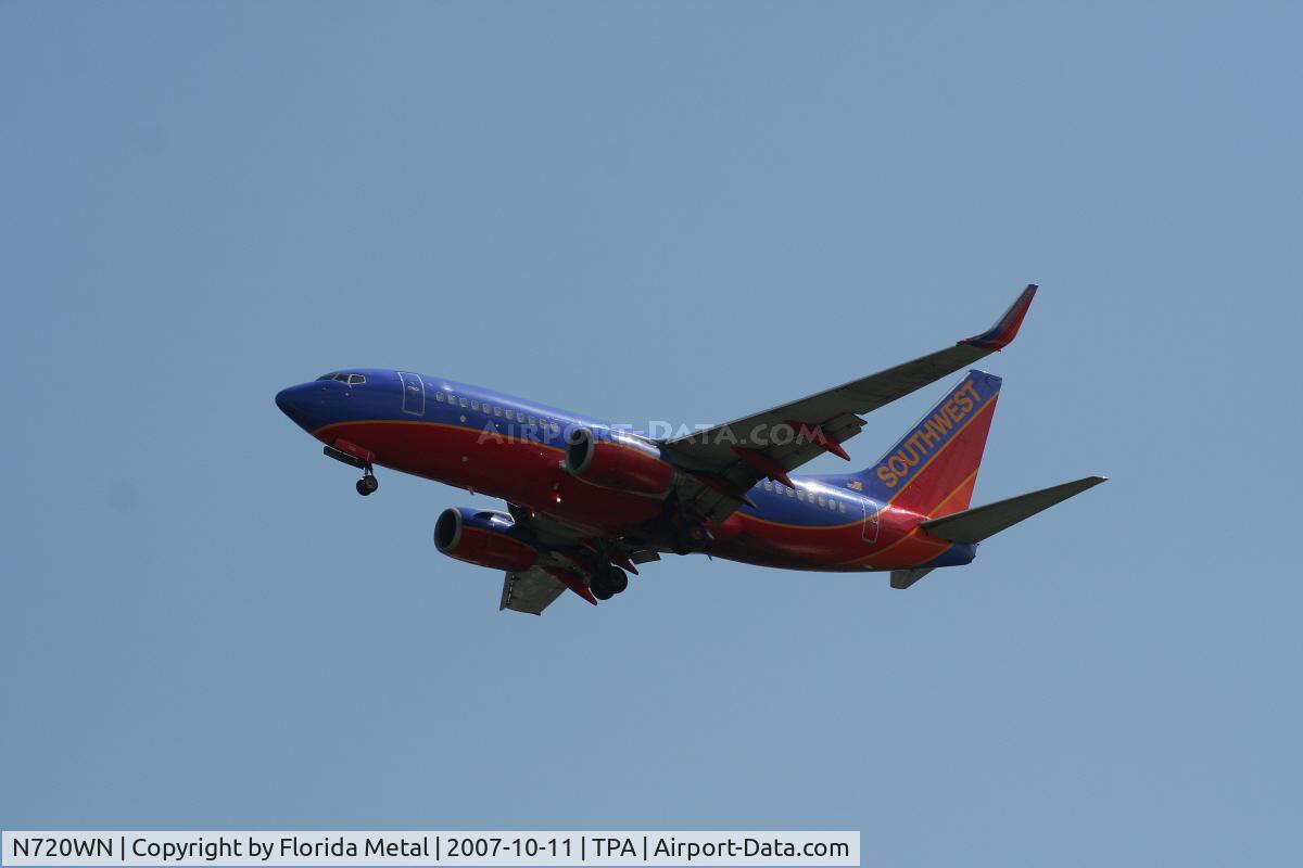 N720WN, 1998 Boeing 737-7H4 C/N 27854, Southwest
