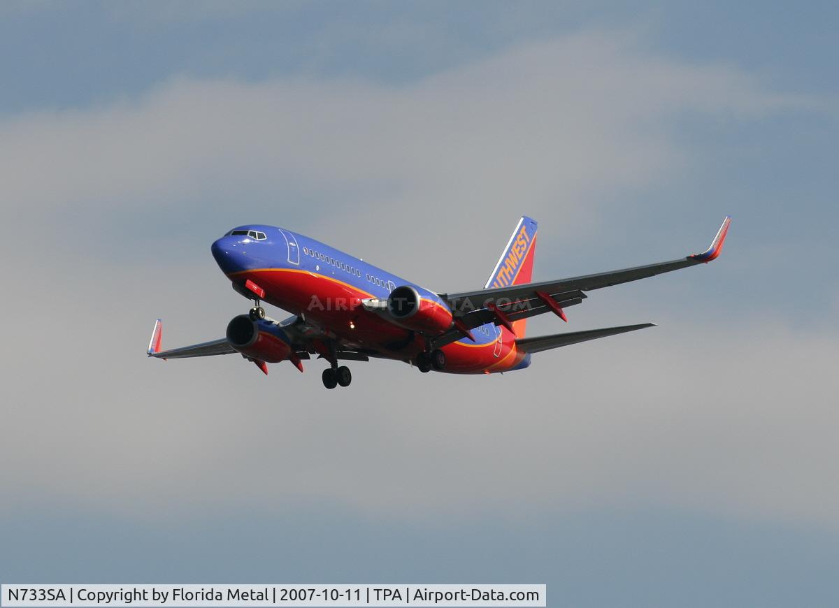N733SA, 1999 Boeing 737-7H4 C/N 27865, Southwest