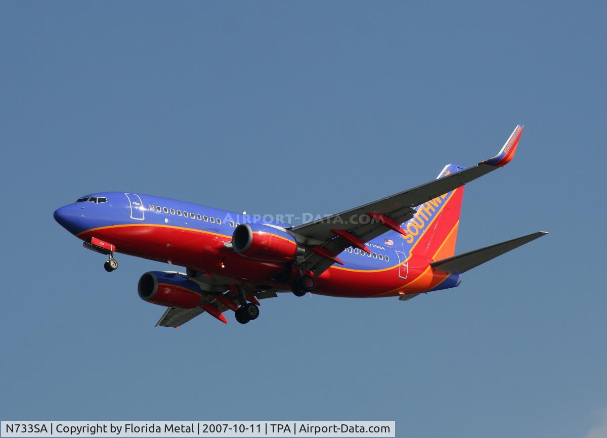 N733SA, 1999 Boeing 737-7H4 C/N 27865, Southwest