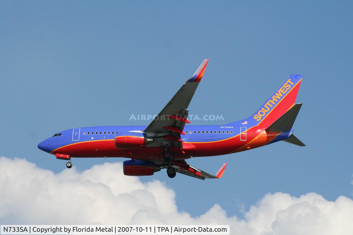 N733SA, 1999 Boeing 737-7H4 C/N 27865, Southwest