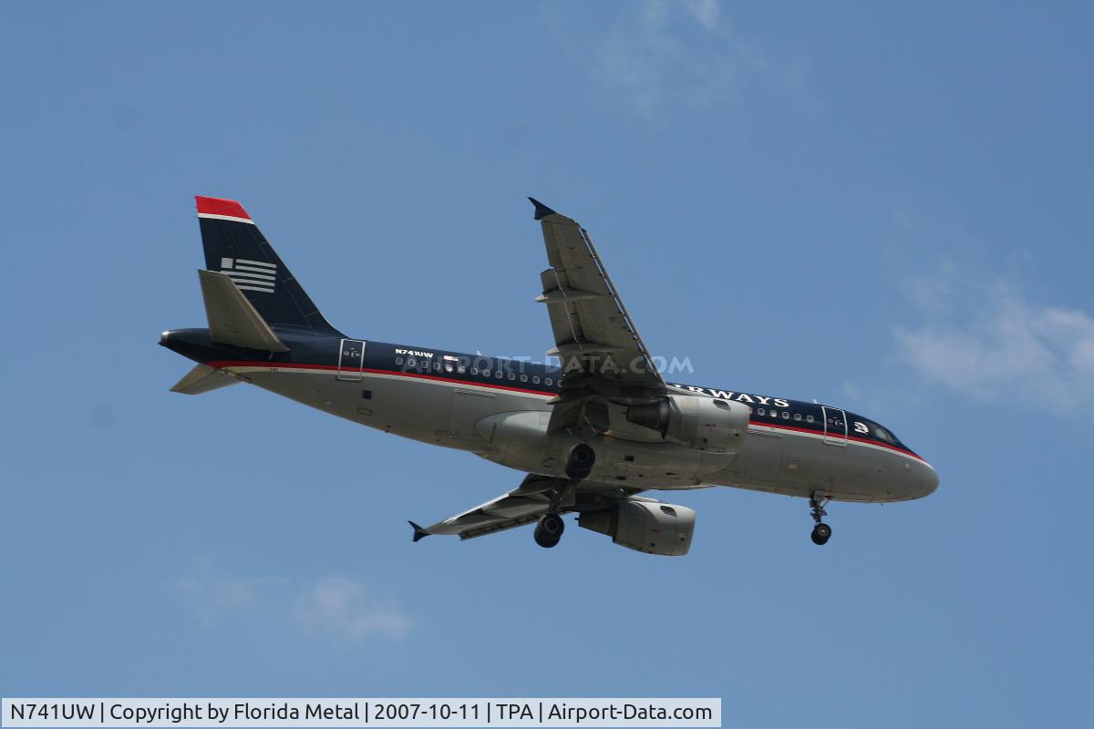 N741UW, 2000 Airbus A319-112 C/N 1269, US Airways