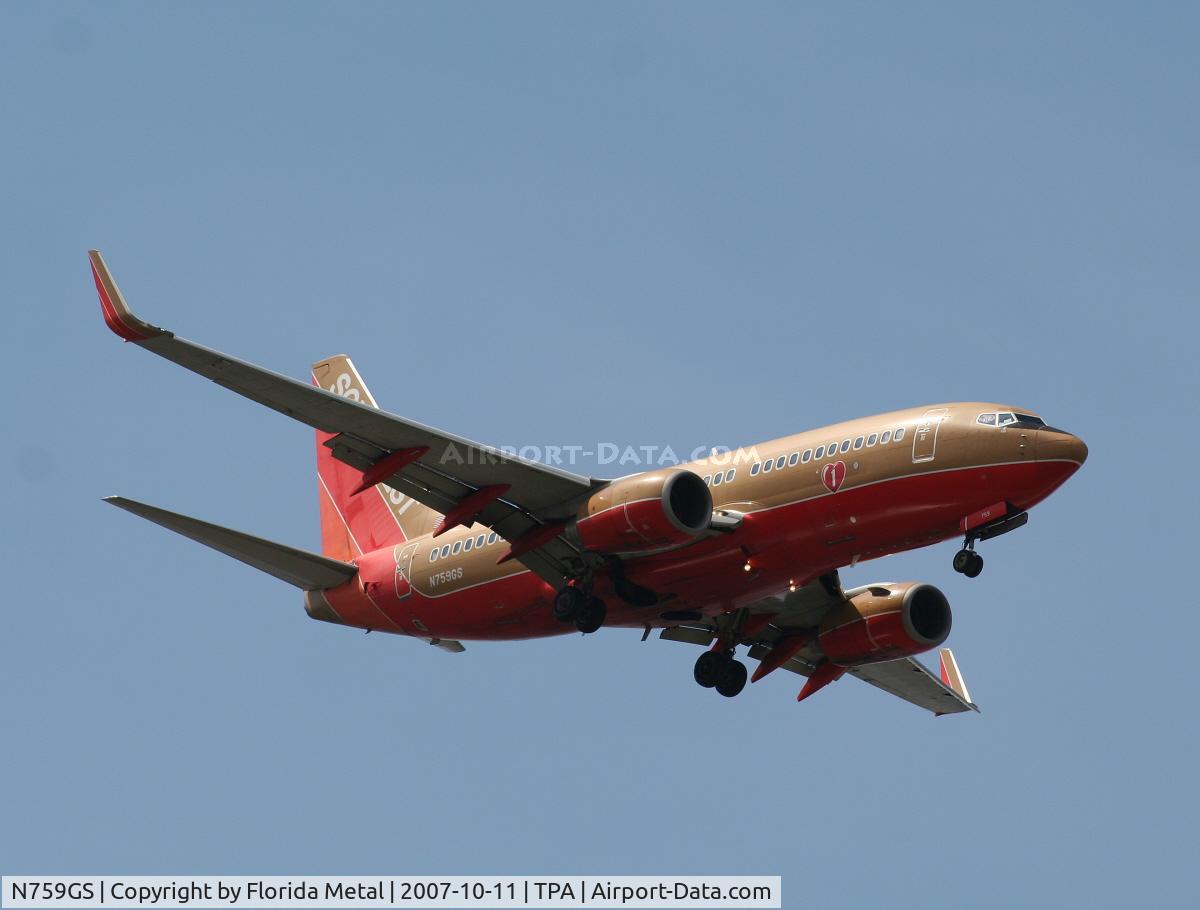 N759GS, 1999 Boeing 737-7H4 C/N 30544, Southwest