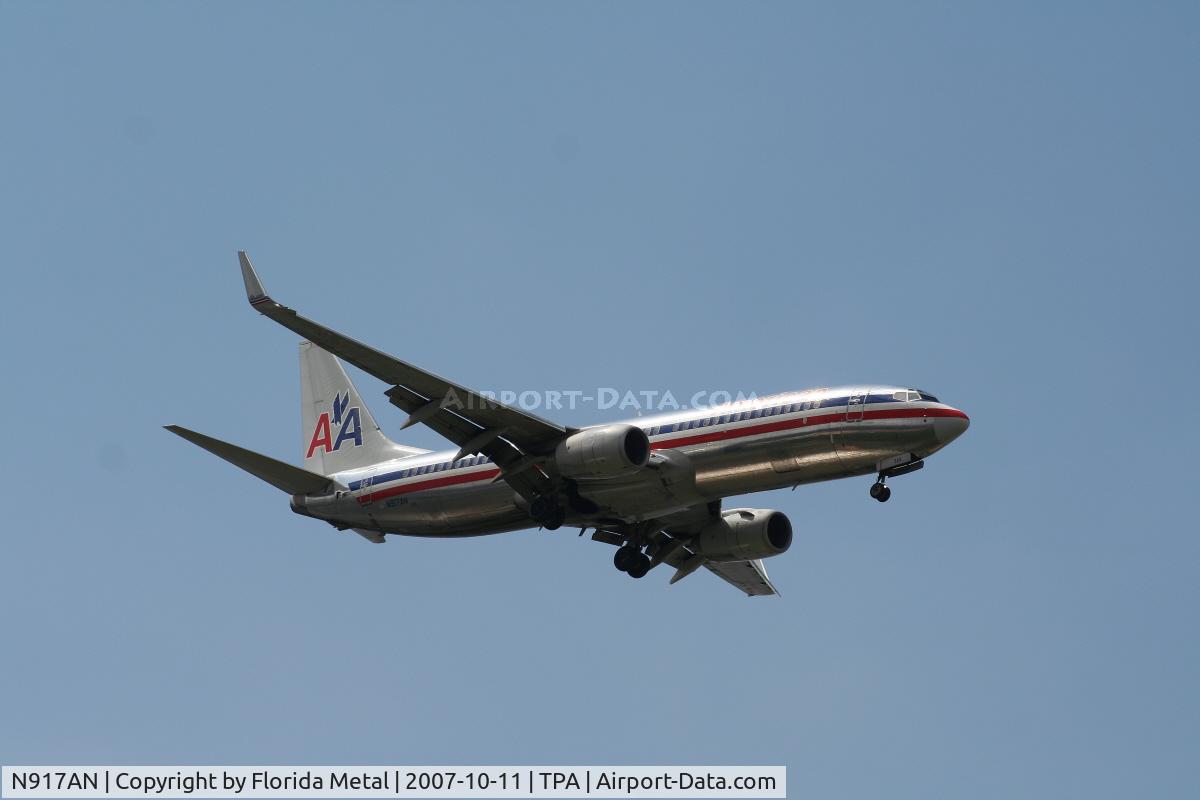 N917AN, 1999 Boeing 737-823 C/N 29518, American