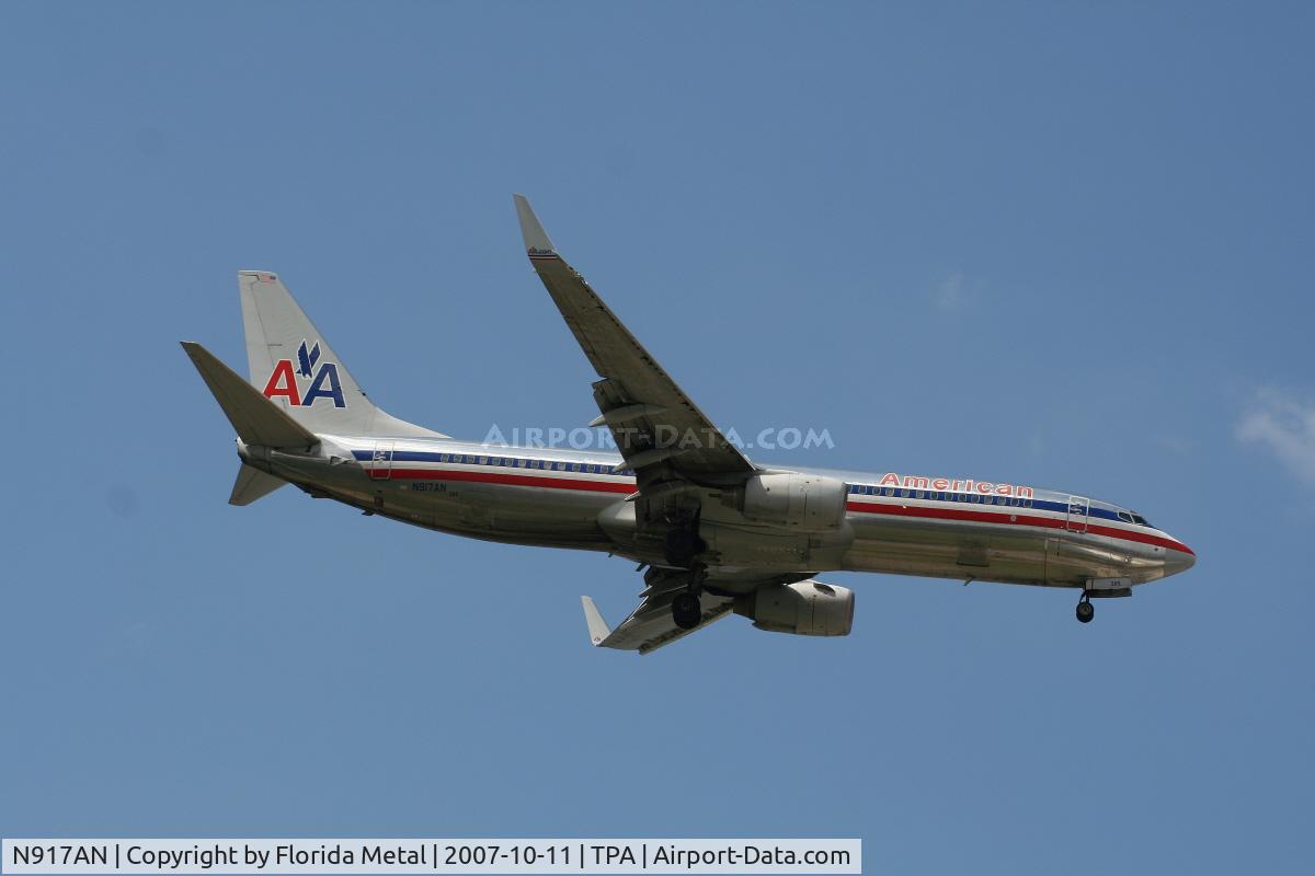 N917AN, 1999 Boeing 737-823 C/N 29518, American
