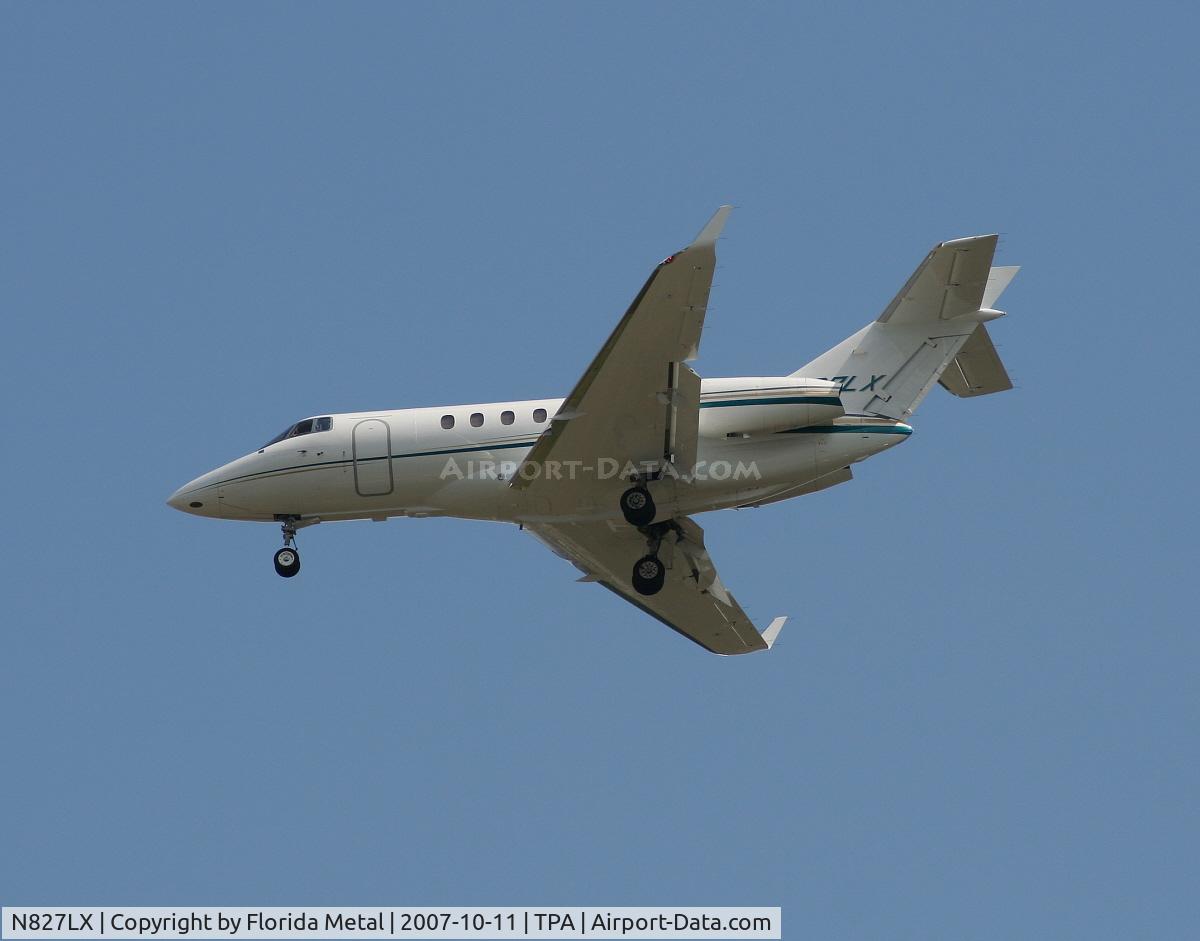 N827LX, 2007 Hawker Beechcraft Hawker 850XP C/N 258848, HS850XP