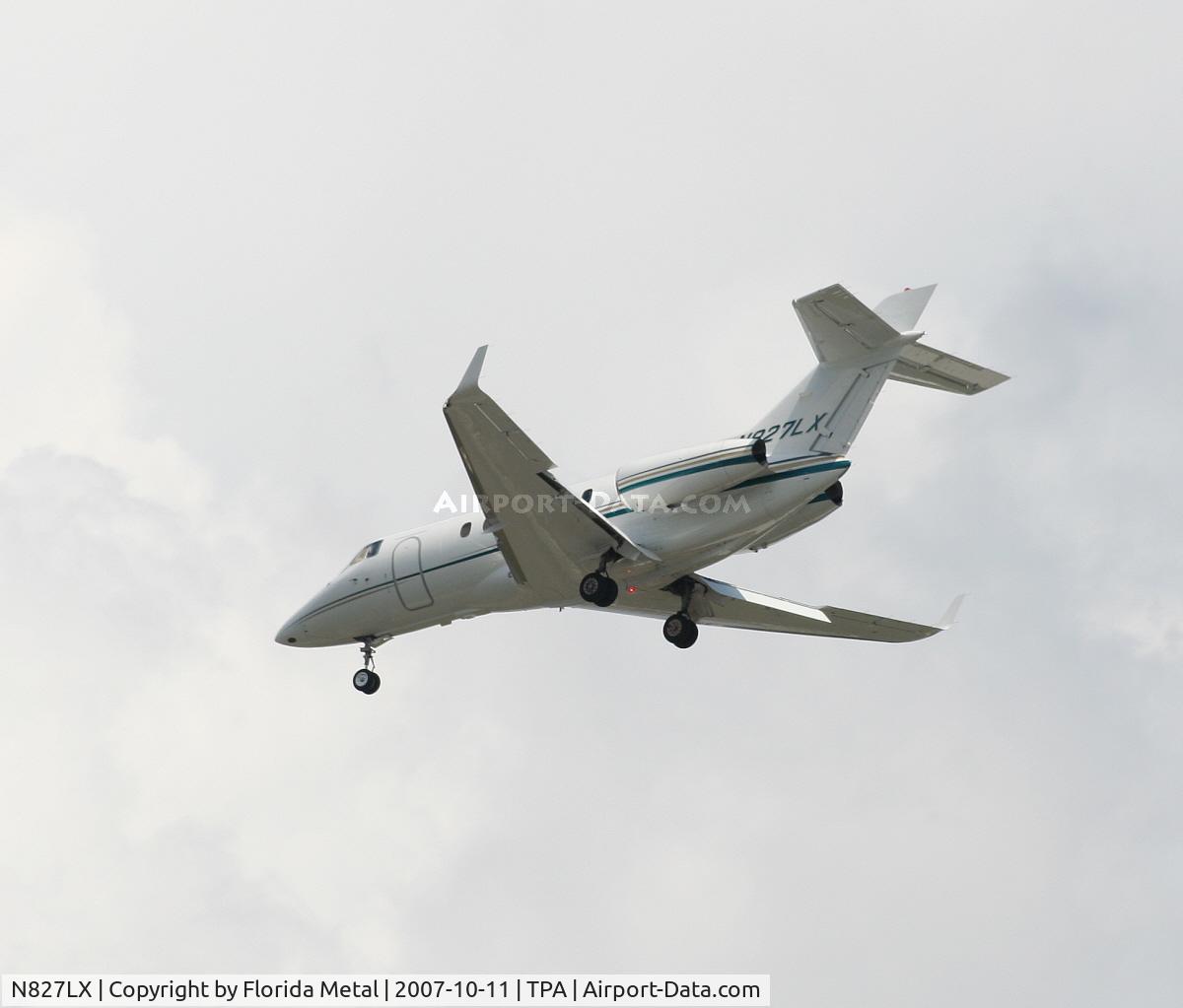 N827LX, 2007 Hawker Beechcraft Hawker 850XP C/N 258848, HS850XP