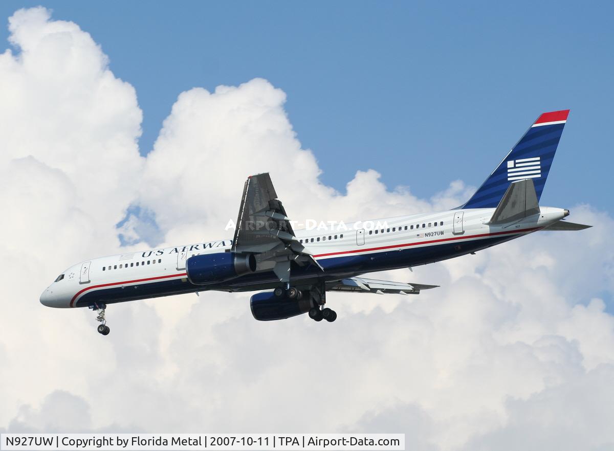 N927UW, 1993 Boeing 757-2B7 C/N 27123, US Airways