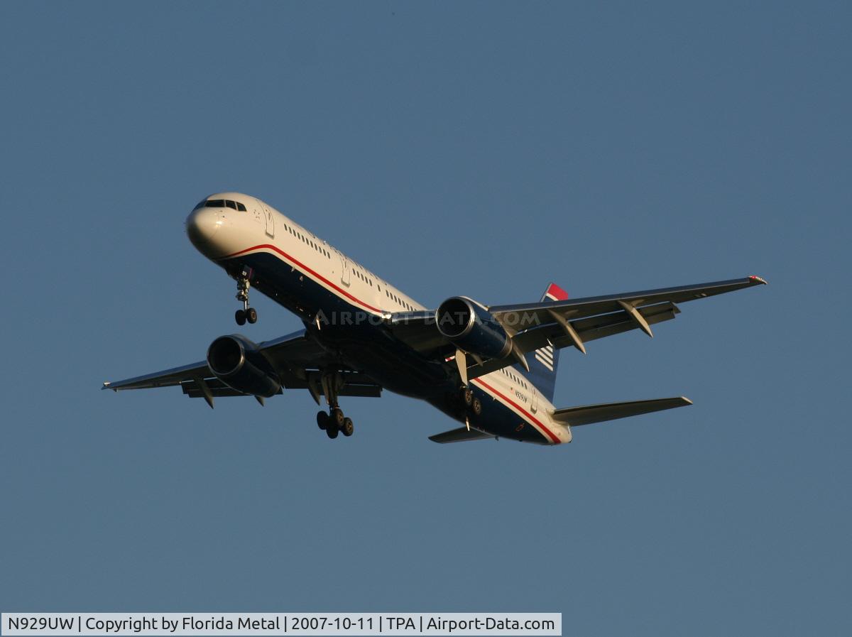 N929UW, 1993 Boeing 757-2B7 C/N 27144, US Airways