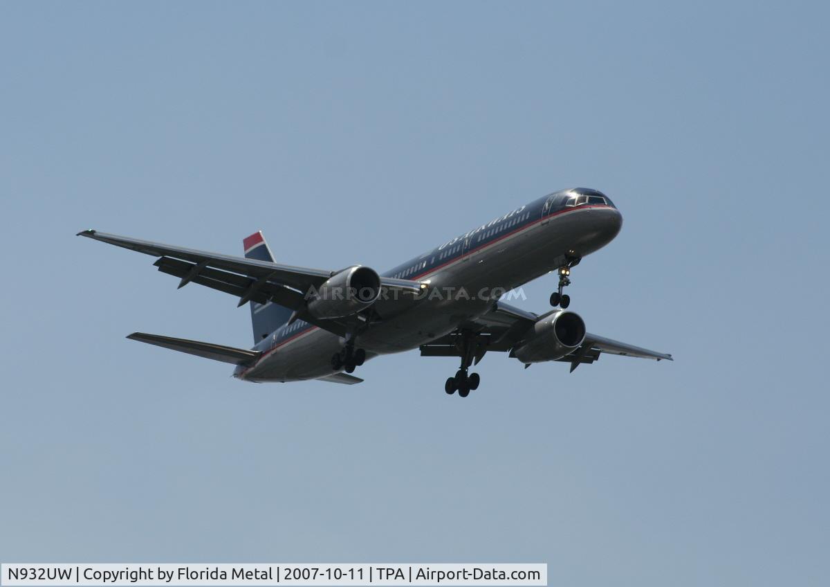 N932UW, 1993 Boeing 757-2B7 C/N 27198, US Airways