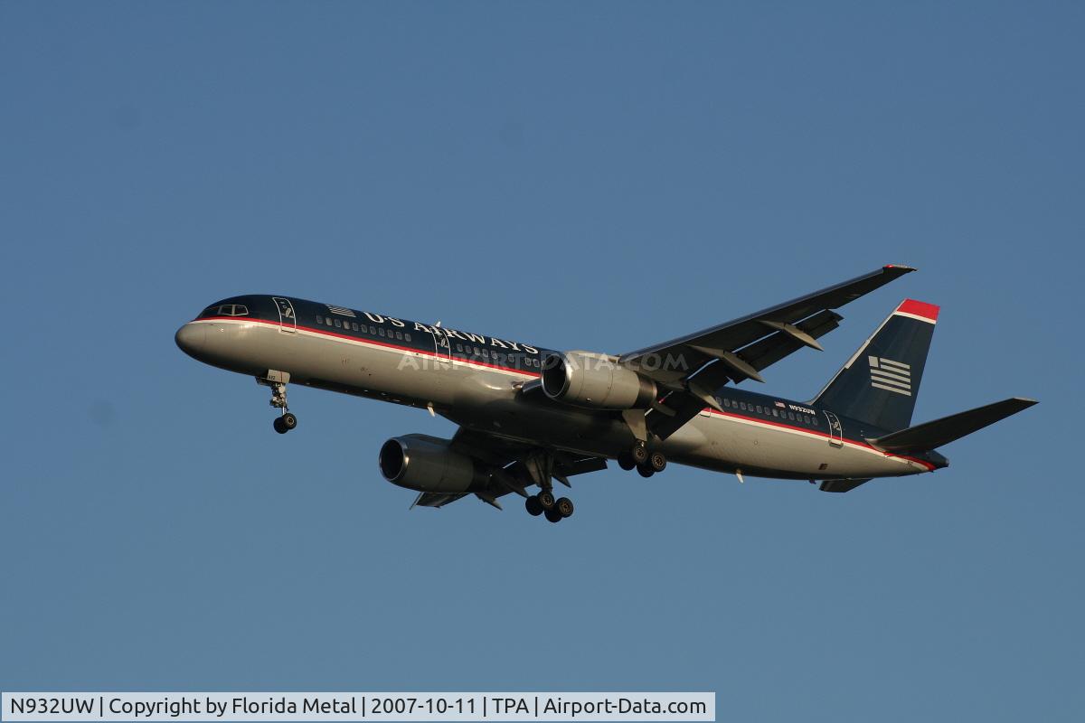 N932UW, 1993 Boeing 757-2B7 C/N 27198, US Airways