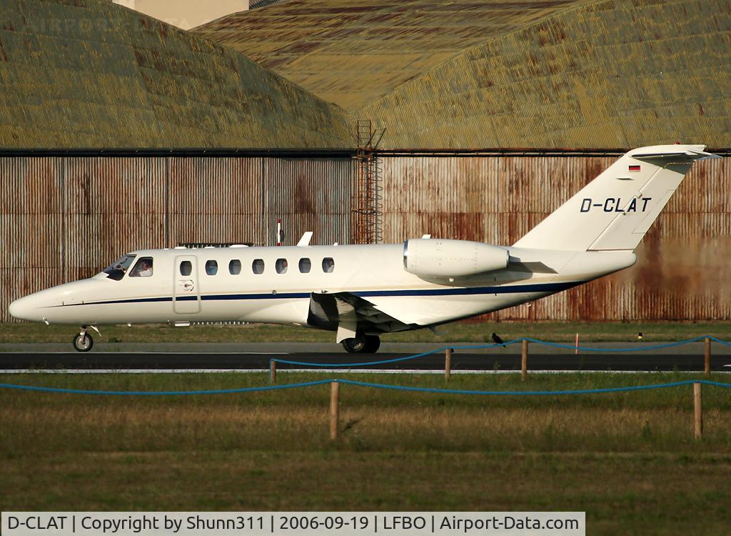 D-CLAT, 2006 Cessna 525B CitationJet CJ3 C/N 525B-0085, Ready for take off rwy 32R