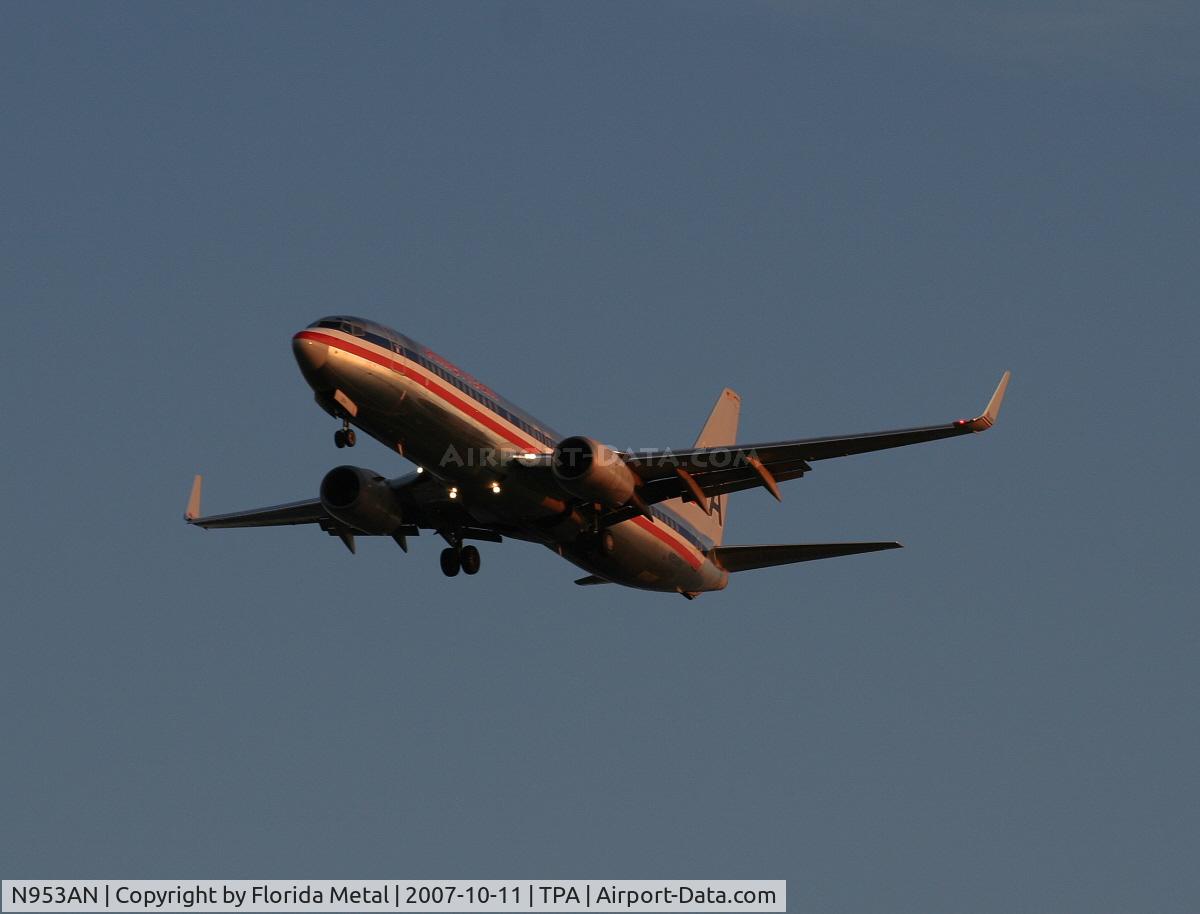 N953AN, 2001 Boeing 737-823 C/N 29539, American