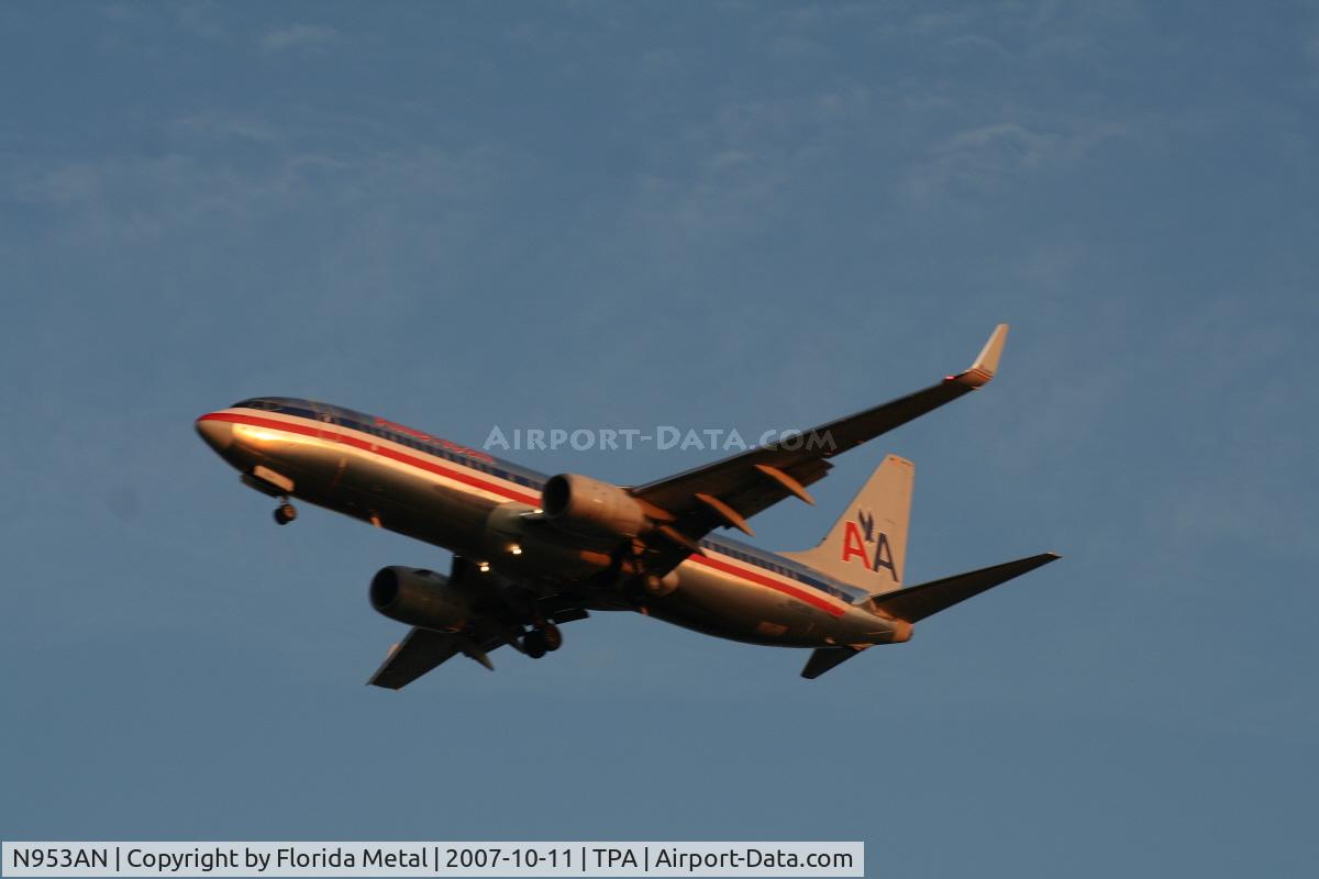 N953AN, 2001 Boeing 737-823 C/N 29539, American