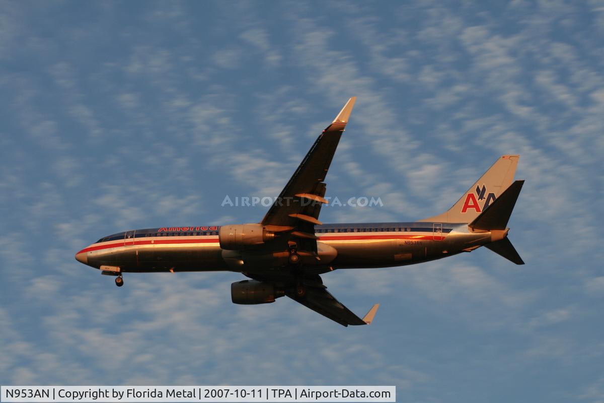 N953AN, 2001 Boeing 737-823 C/N 29539, American