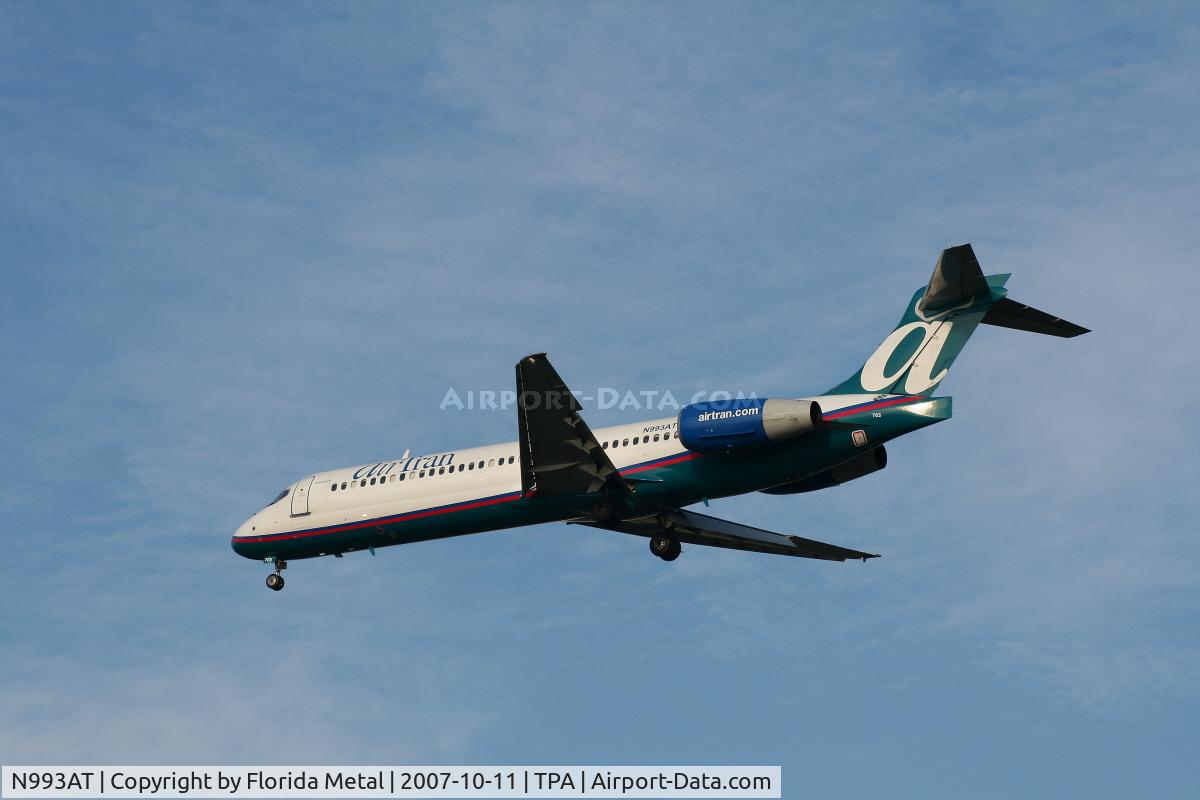 N993AT, 2002 Boeing 717-200 C/N 55137, Air Tran