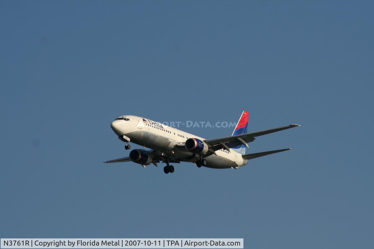 N3761R, 2001 Boeing 737-832 C/N 29628, Delta