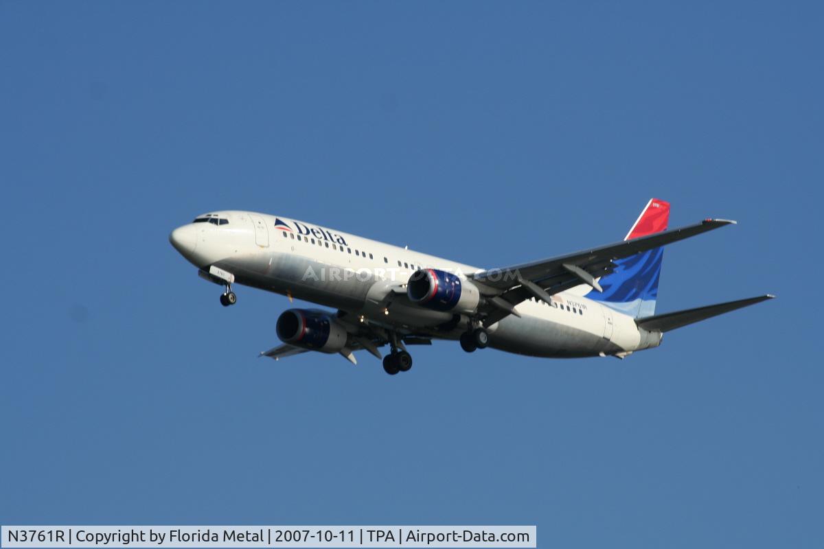 N3761R, 2001 Boeing 737-832 C/N 29628, Delta
