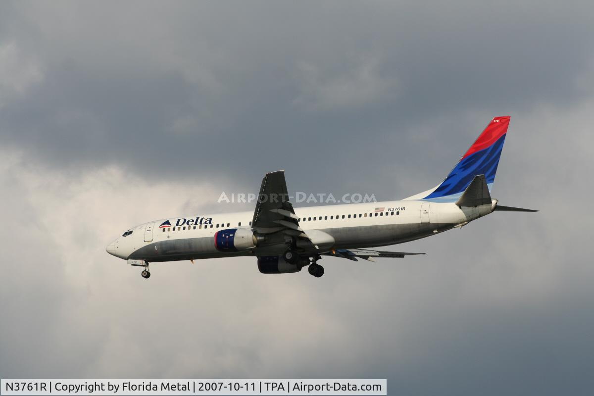 N3761R, 2001 Boeing 737-832 C/N 29628, Delta