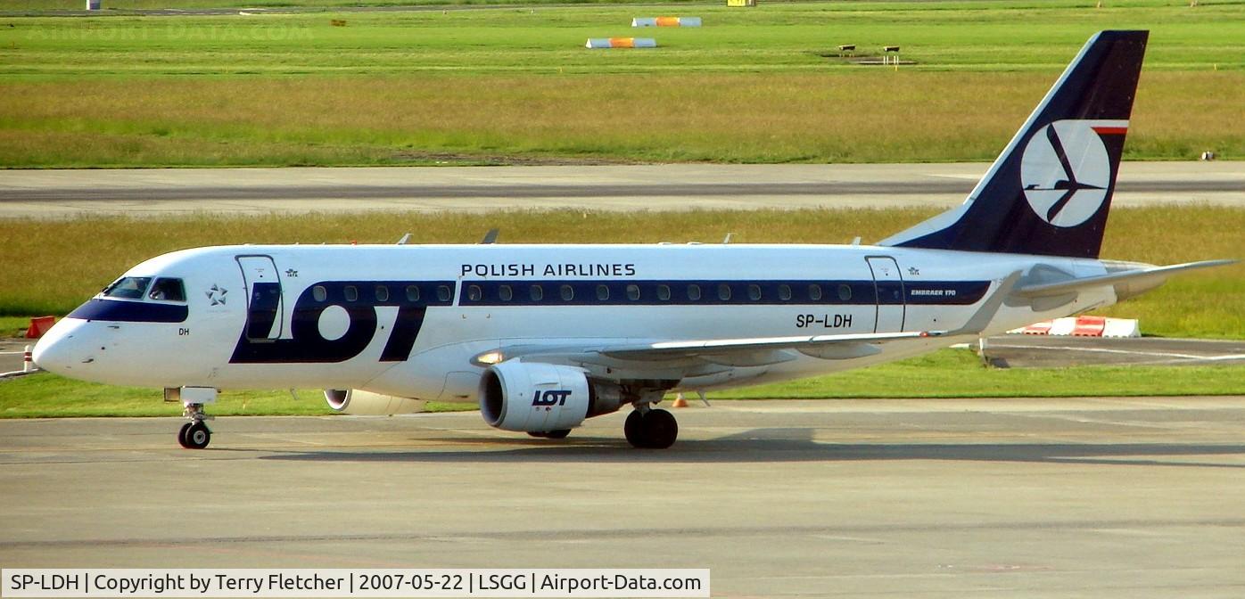 SP-LDH, 2005 Embraer 170LR (ERJ-170-100LR) C/N 17000069, at Geneva on the day of EBACE2007 exhibition