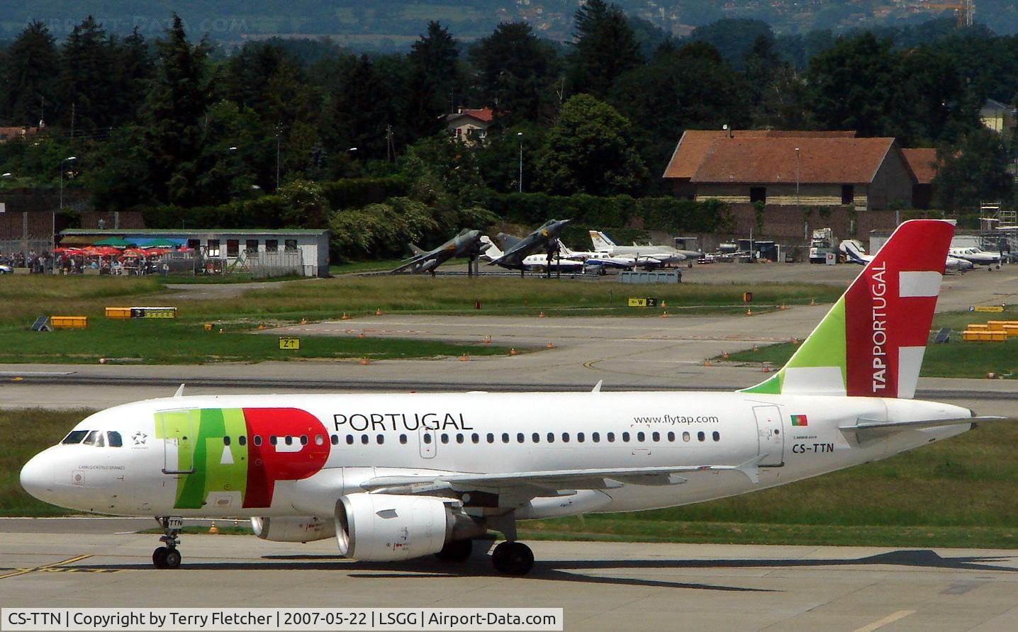 CS-TTN, 1999 Airbus A319-111 C/N 1120, TAP A319 at Geneva on the day of EBACE2007 exhibition