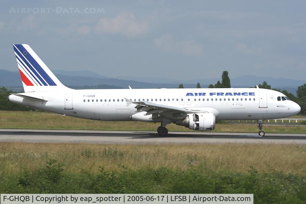 F-GHQB, Airbus A320-211 C/N 0036, arriving from Paris