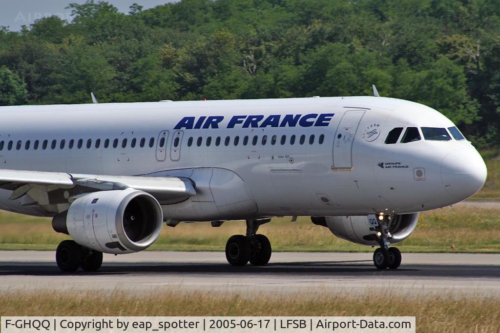 F-GHQQ, 1992 Airbus A320-211 C/N 0352, departing to ORY