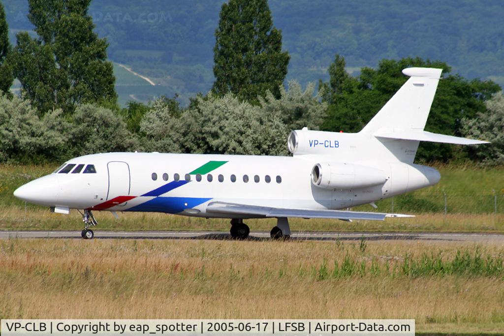 VP-CLB, 1998 Dassault Falcon 900EX C/N 34, on taxiway bravo