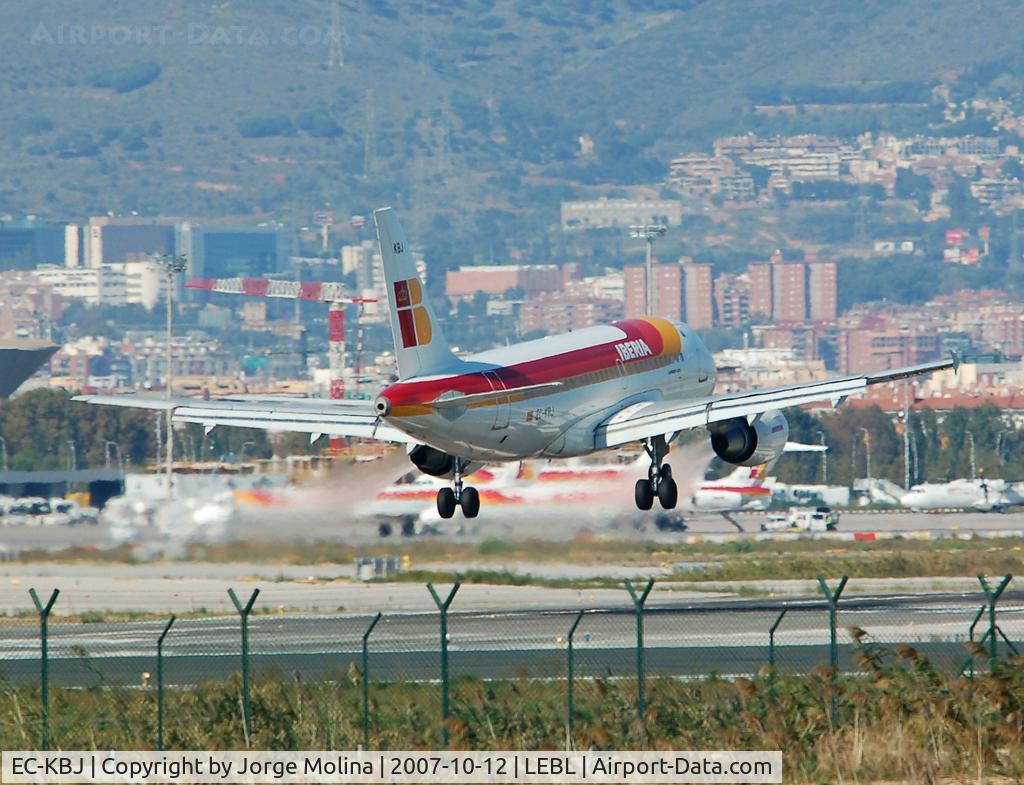 EC-KBJ, 2007 Airbus A319-111 C/N 3054, 