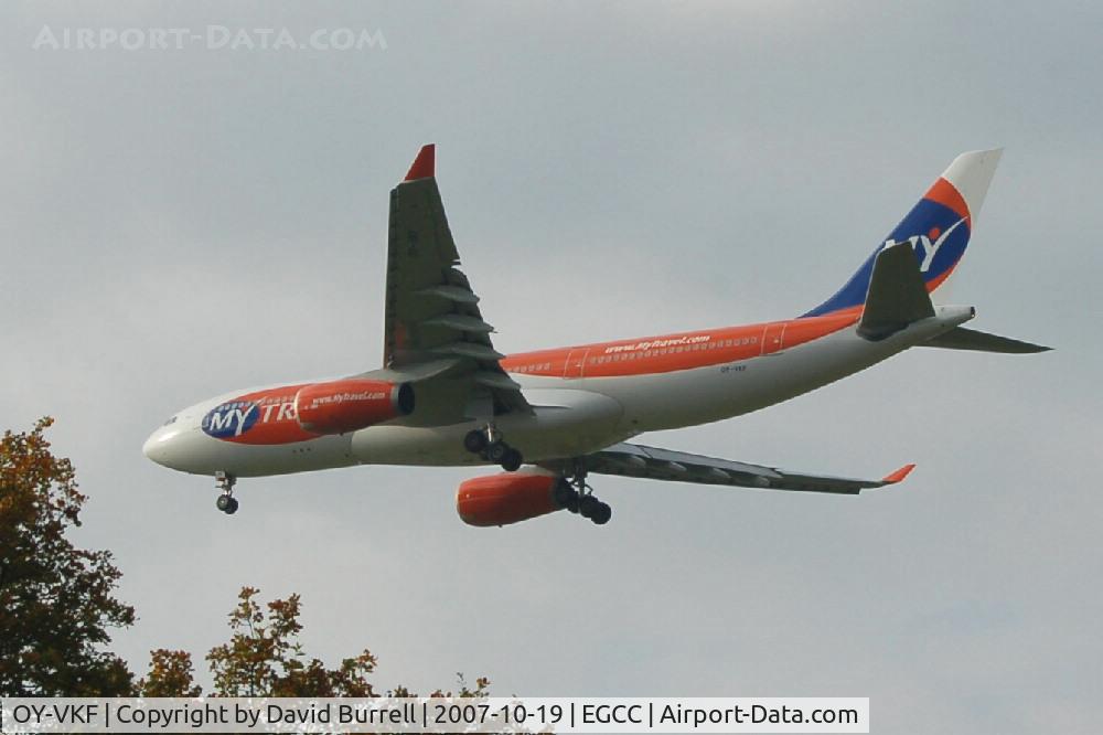 OY-VKF, 1999 Airbus A330-243 C/N 309, My Travel - Landing