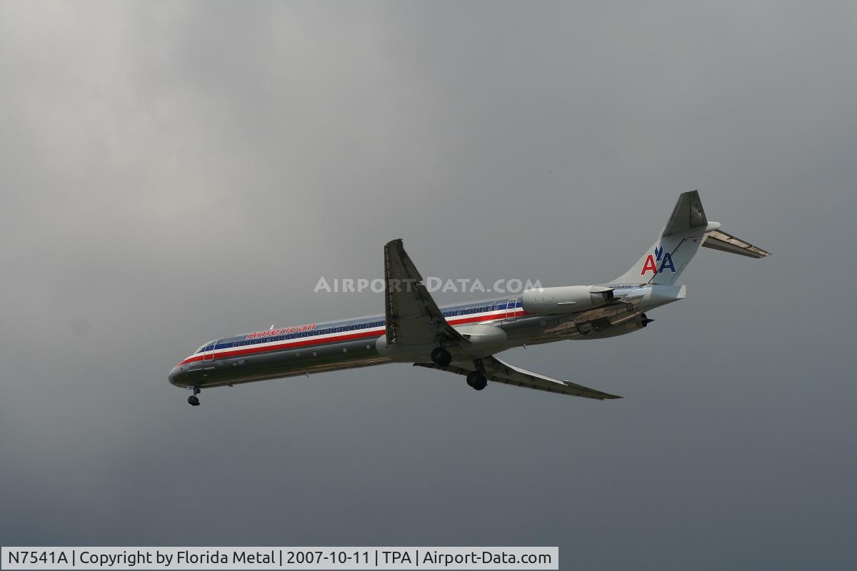 N7541A, 1990 McDonnell Douglas MD-82 (DC-9-82) C/N 49995, American