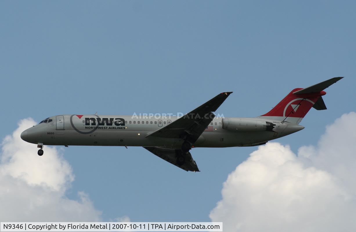 N9346, 1969 Douglas DC-9-32 C/N 47376, Northwest
