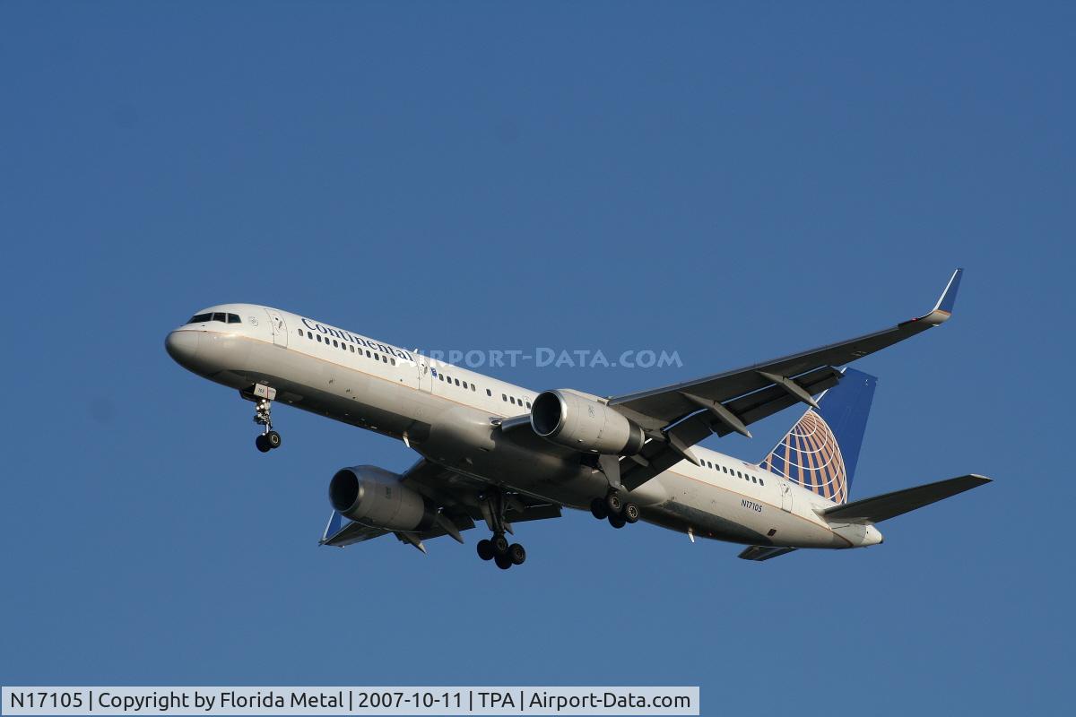 N17105, 1994 Boeing 757-224 C/N 27295, Continental